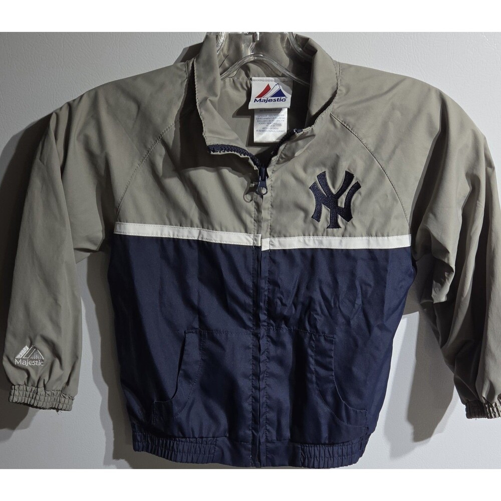 Majestic Toddlers NY Yankees Full Zip Jacket Size 4T